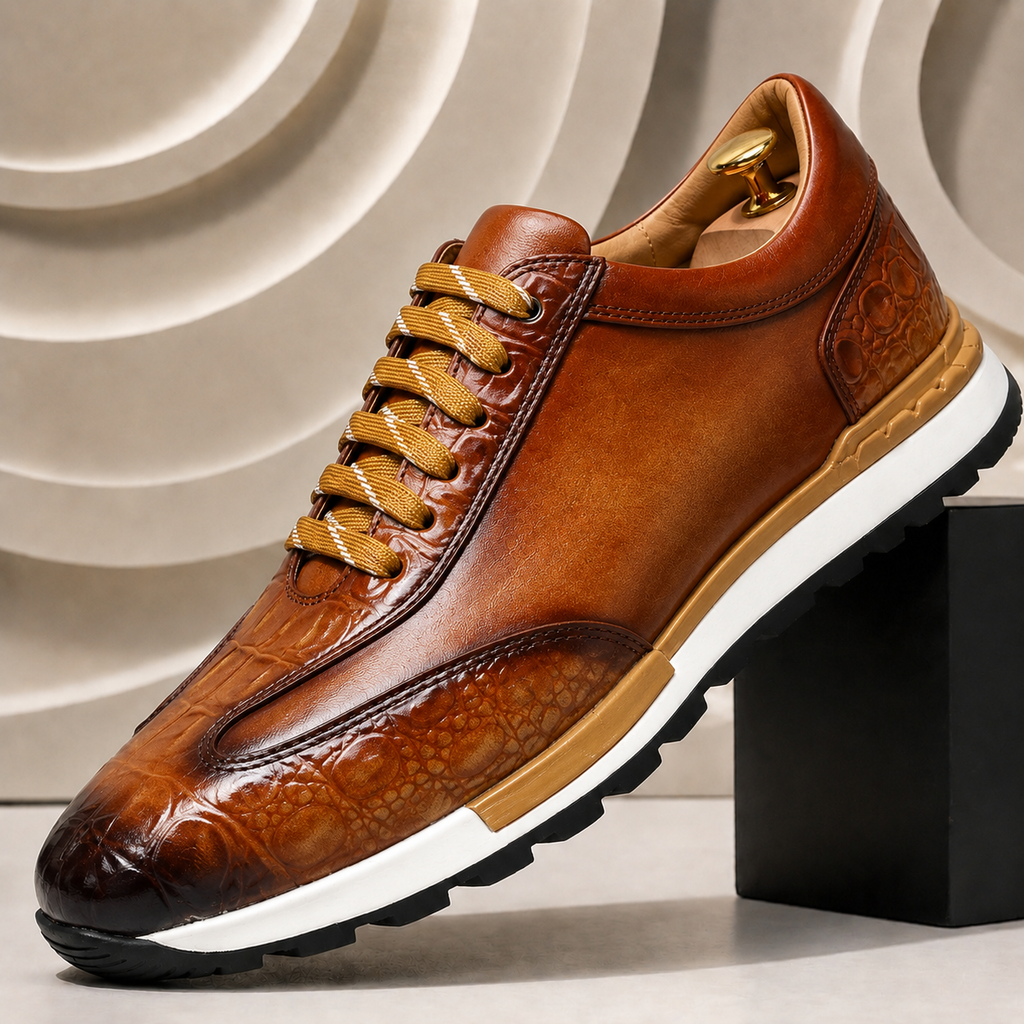 Full-Grain Leather Low-Top Sneaker