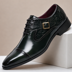 Cap-Toe Leather Dress Shoes