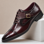Cap-Toe Leather Dress Shoes