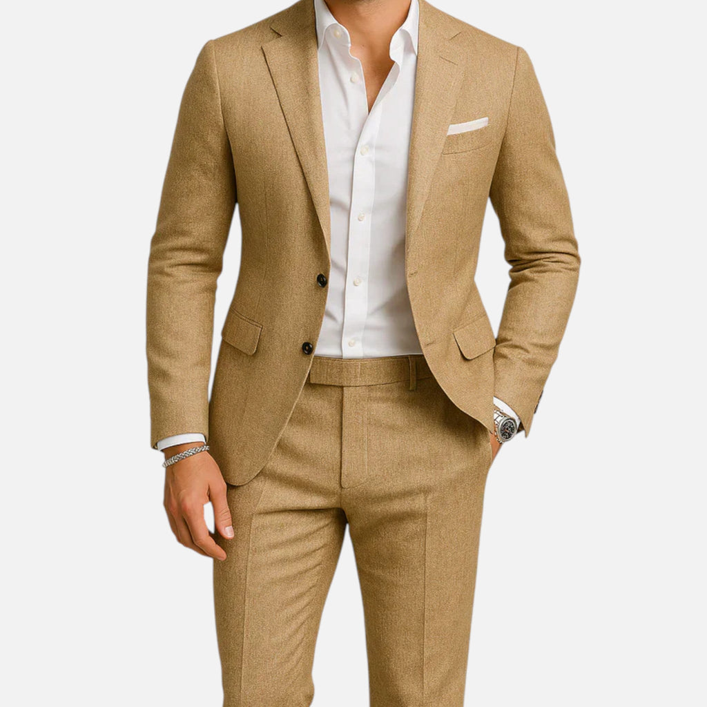 Classic Linen Two-Piece Suit