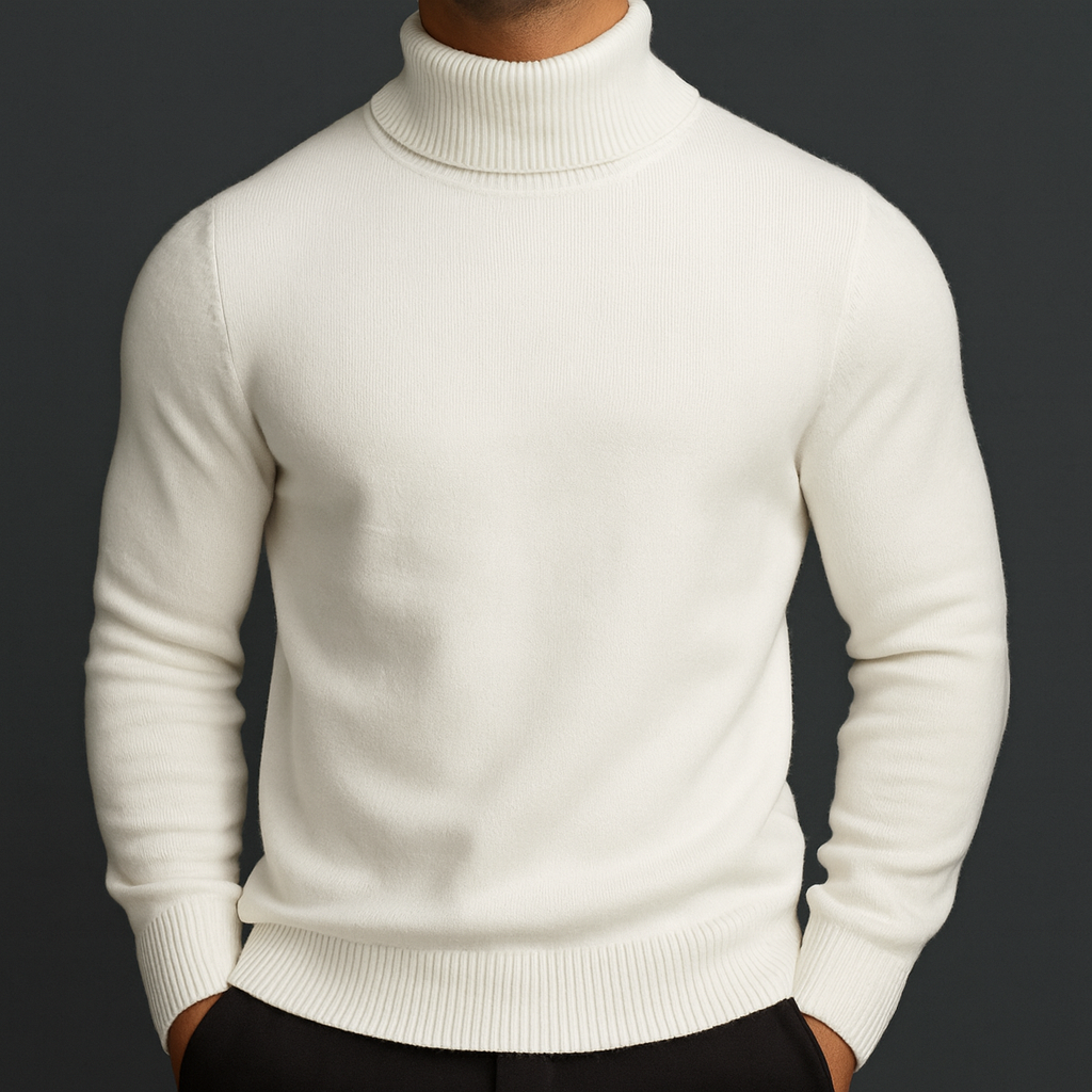 Classic Roll Neck Knit Jumper