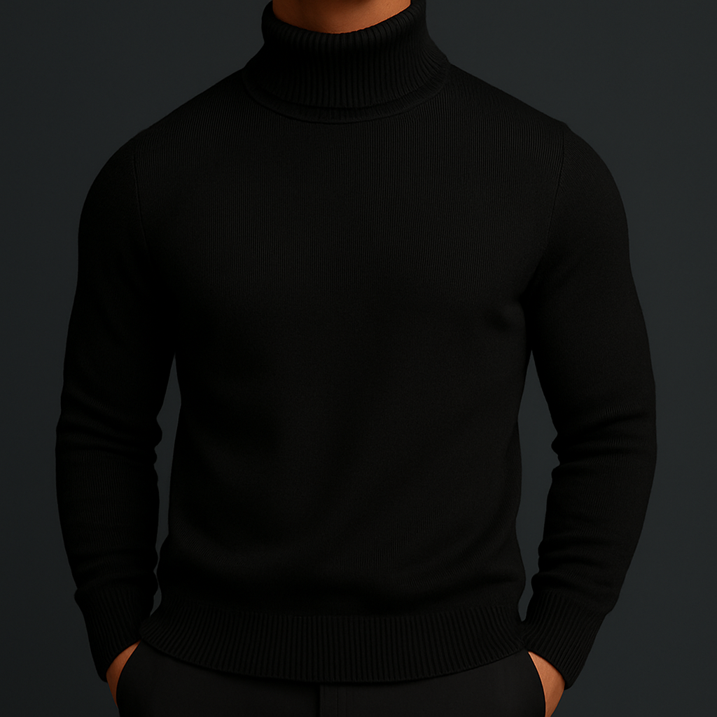 Classic Roll Neck Knit Jumper