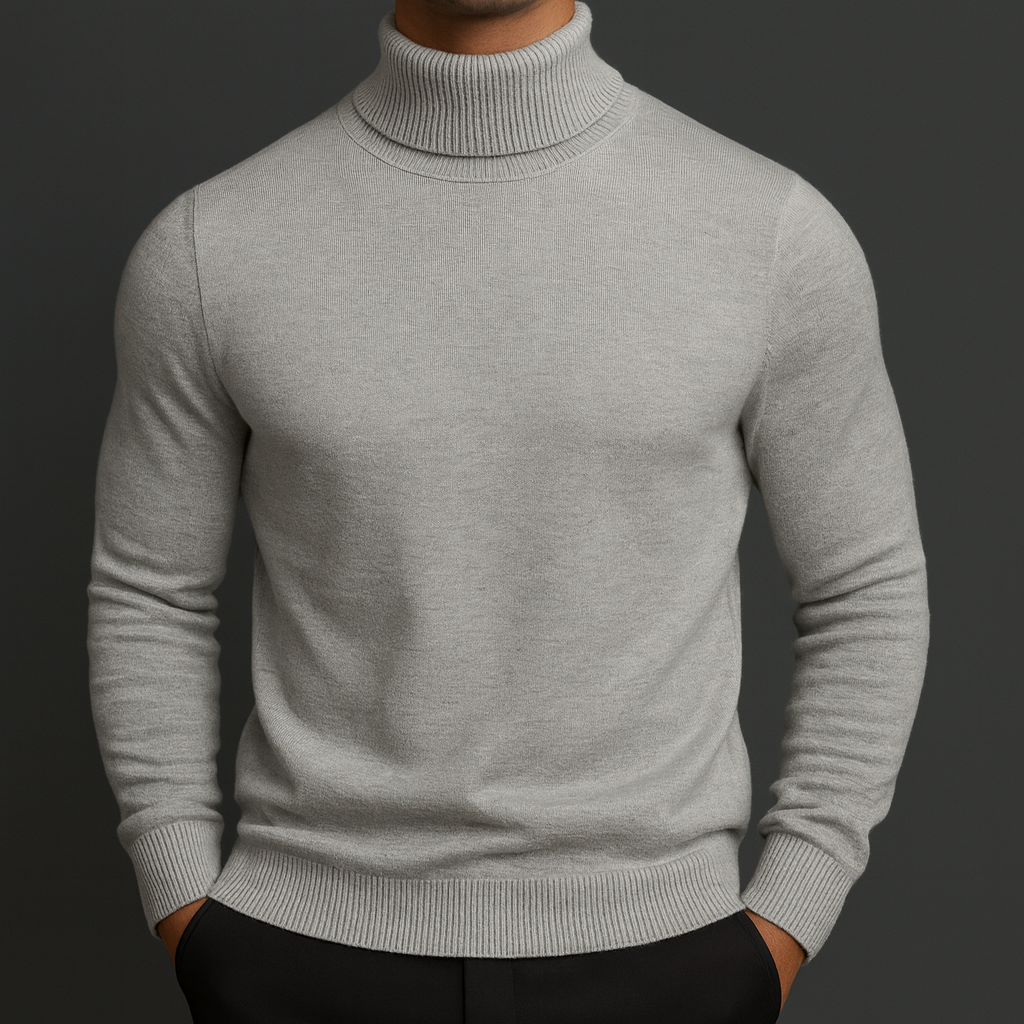 Classic Roll Neck Knit Jumper