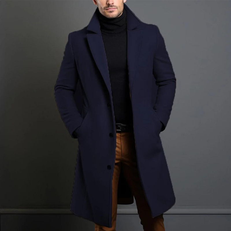 Classic Tailored Wool Winter Coat