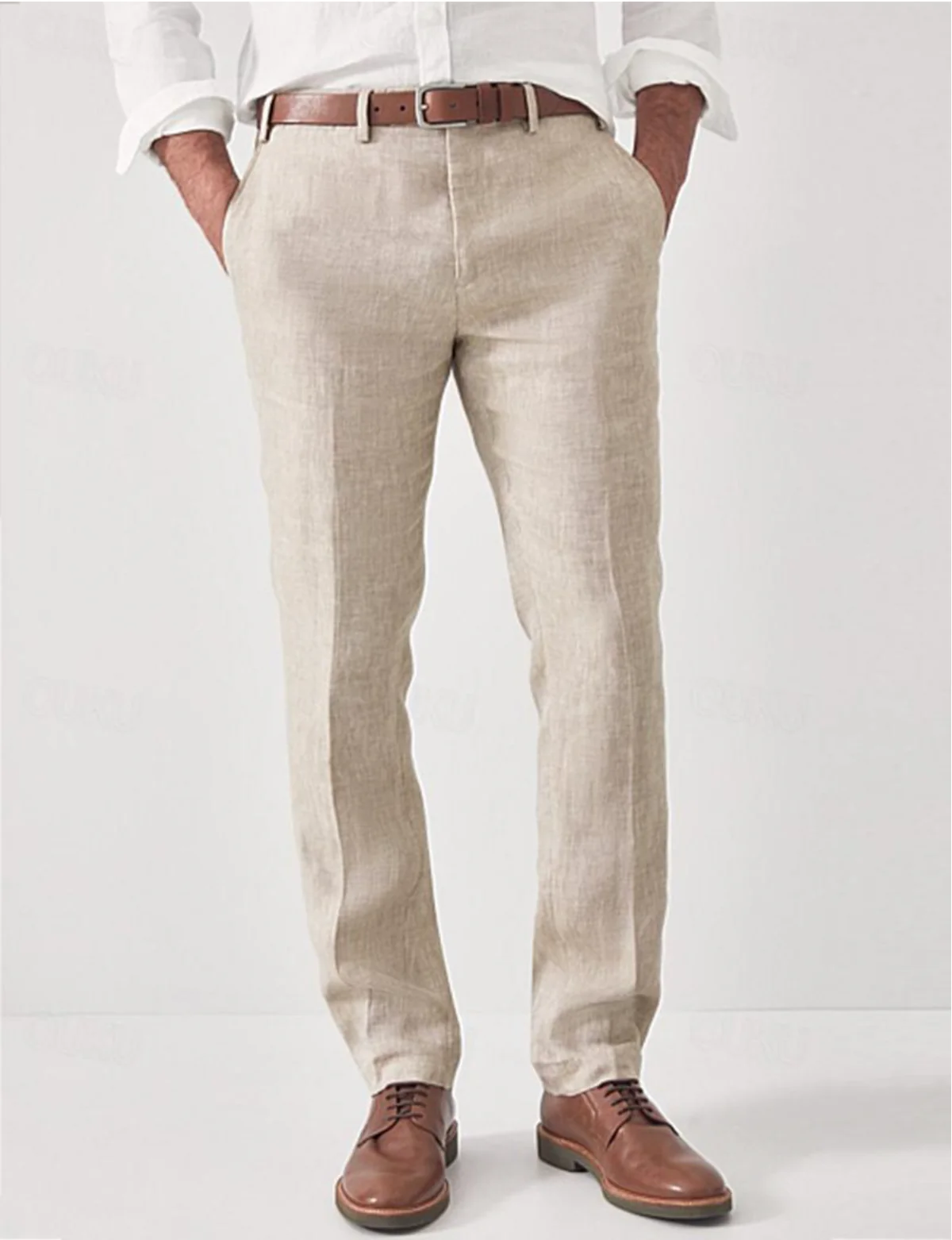 Tailored Linen Summer Trousers