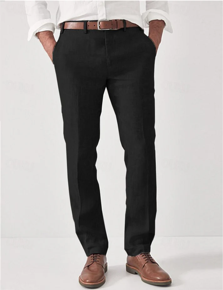 Tailored Linen Summer Trousers