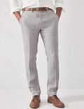 Tailored Linen Summer Trousers