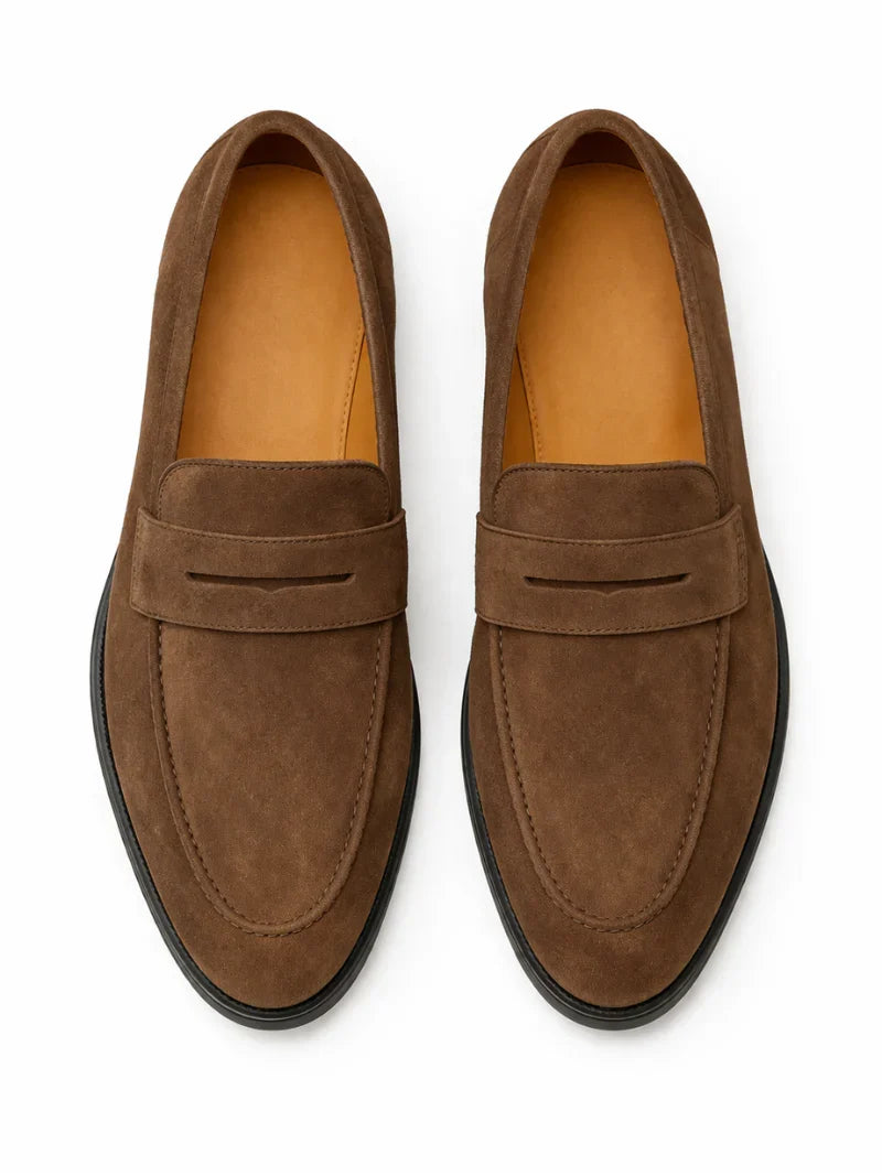 Men's Suede Look Driving Loafers