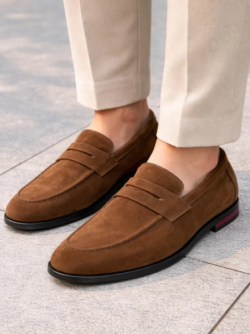 Men's Suede Look Driving Loafers
