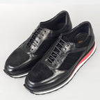 Retro Cowhide Leather Sneakers