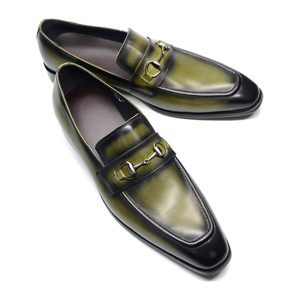 Soft Cowhide Slip-On Loafers