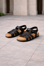 Multi-Strap Leather Sandals