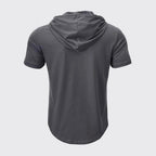 Hooded Linen-Look Henley