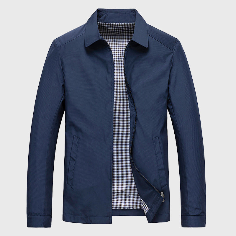Stand Collar Zip-Through Jacket