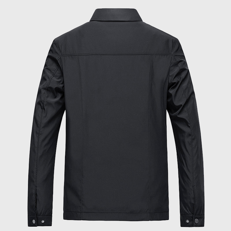 Stand Collar Zip-Through Jacket