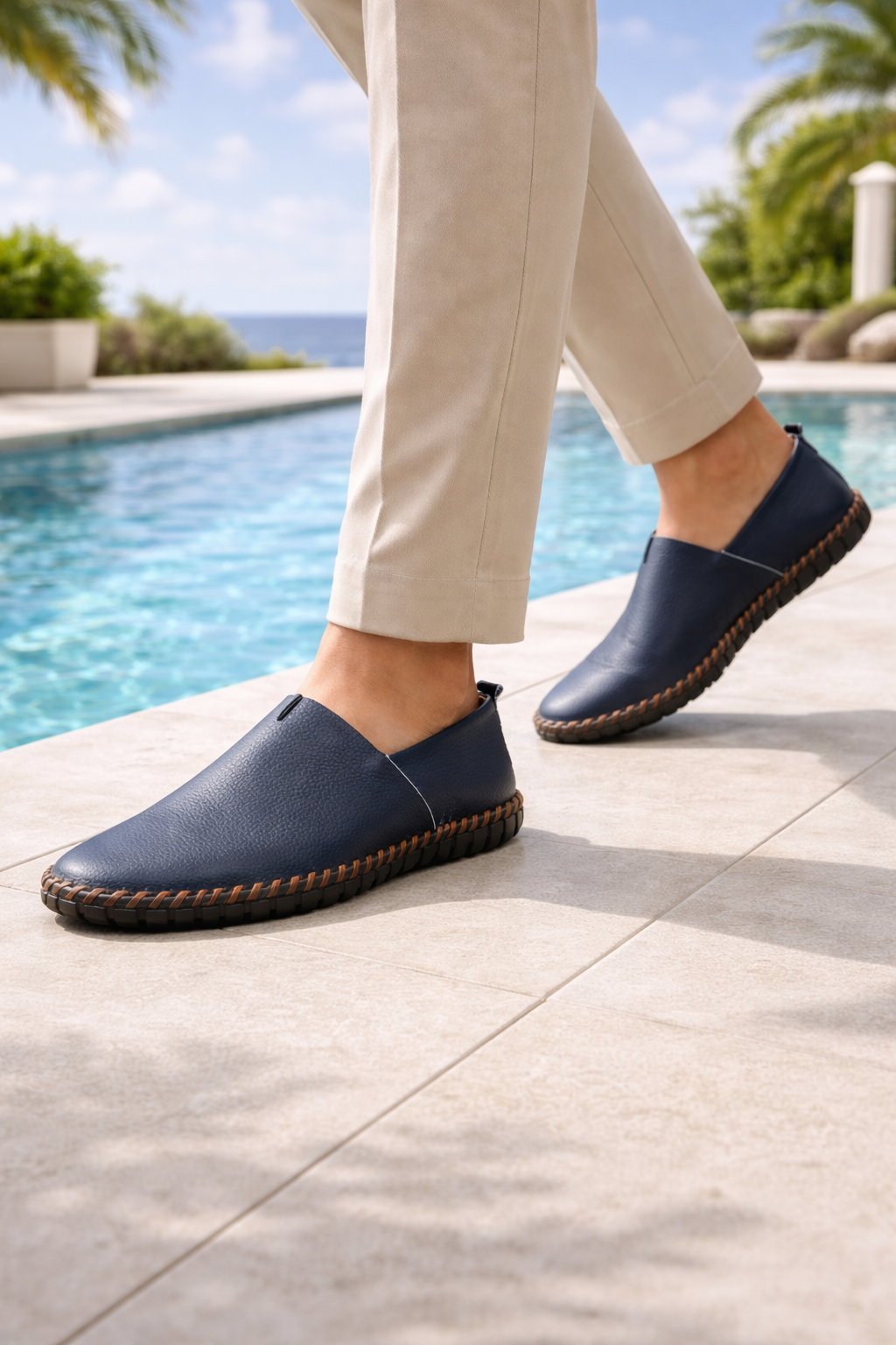 Comfort Leather Slip-On Loafers