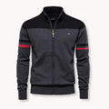 Full-Zip Cotton Knit Sweater