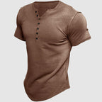 Athletic-Fit Henley T-Shirt