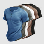 Athletic-Fit Henley T-Shirt
