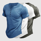 Athletic-Fit Henley T-Shirt
