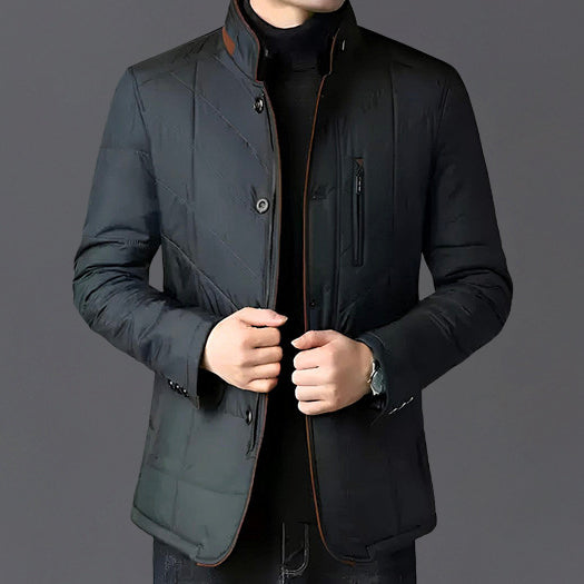 Fur-Collar Lined Winter Jacket