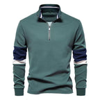 Quarter-Zip Cotton Sweater