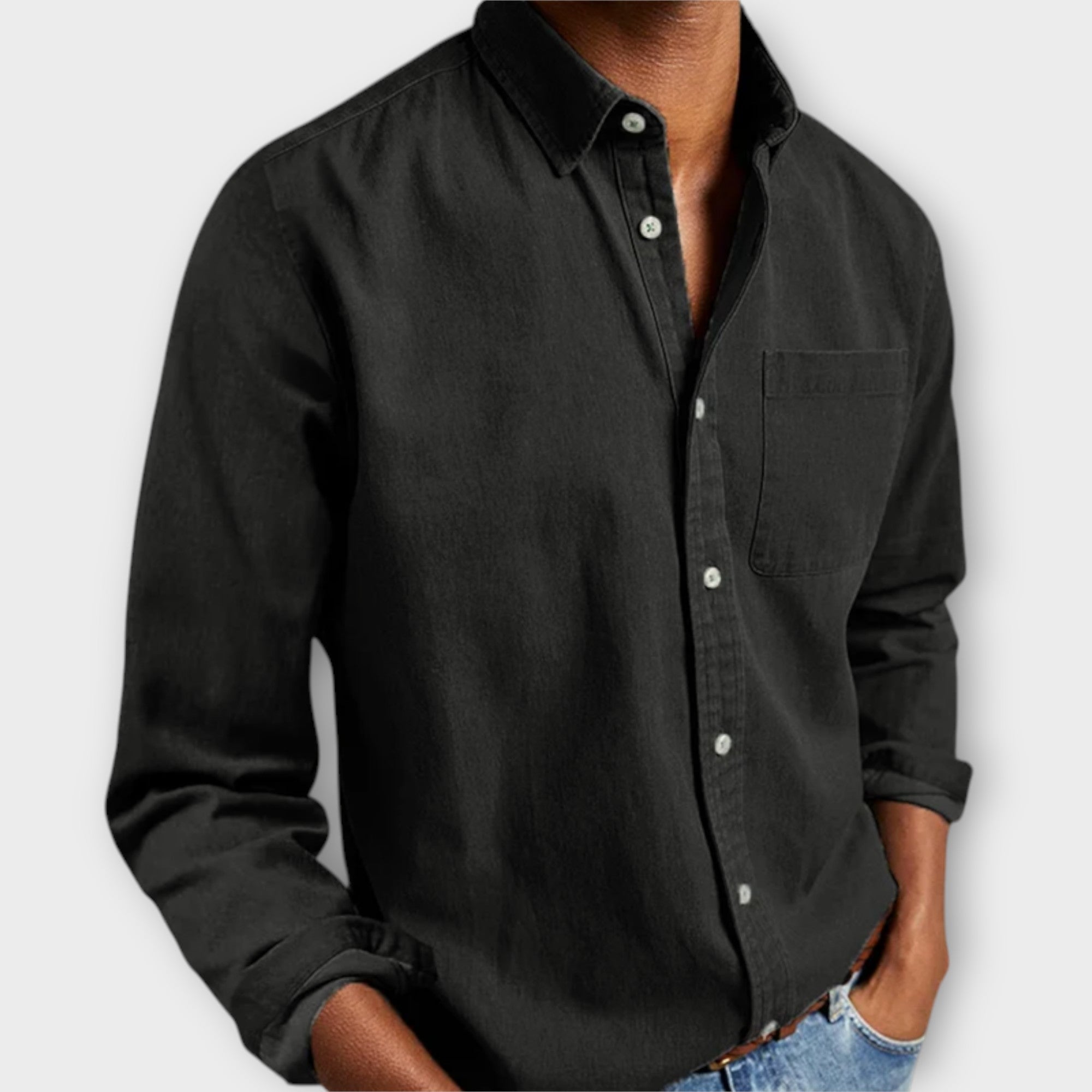 Craft-Finished Cotton Shirt