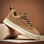 Premium Suede Leather Low Sneakers