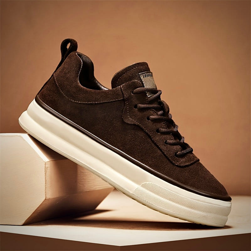 Premium Suede Leather Low Sneakers