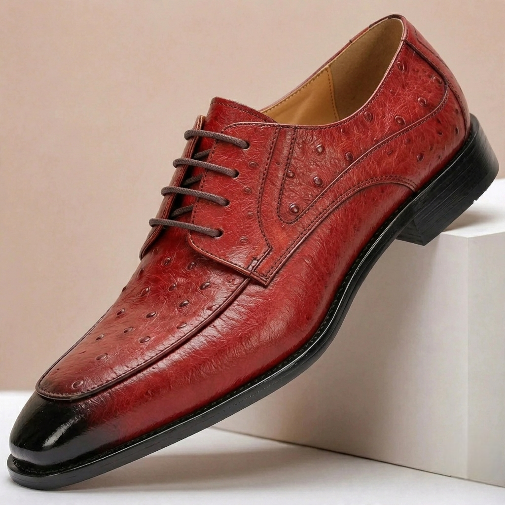 Full-Grain Leather Derby Shoes