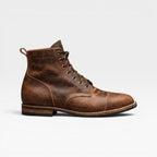Patina Leather Ankle Boots