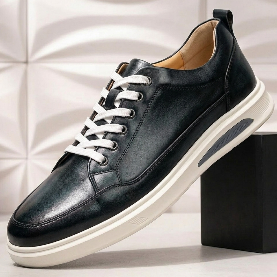 Bold Colour Handmade Leather Sneaker