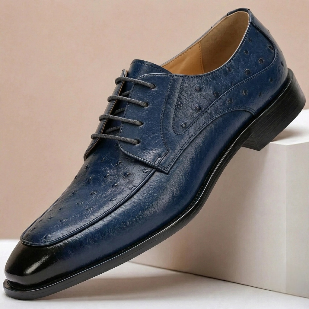 Full-Grain Leather Derby Shoes