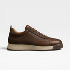 Classic Leather Lace-Up Sneakers