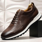 Full-Grain Leather Comfort Sneakers