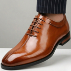 Polished Leather Derby Shoes