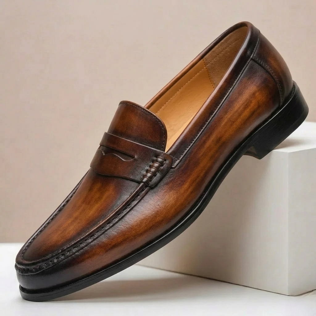 Men's Full Grain Leather Loafers