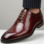Polished Leather Derby Shoes