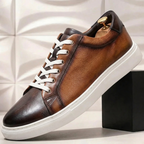 Hand-Finished Leather Sneaker
