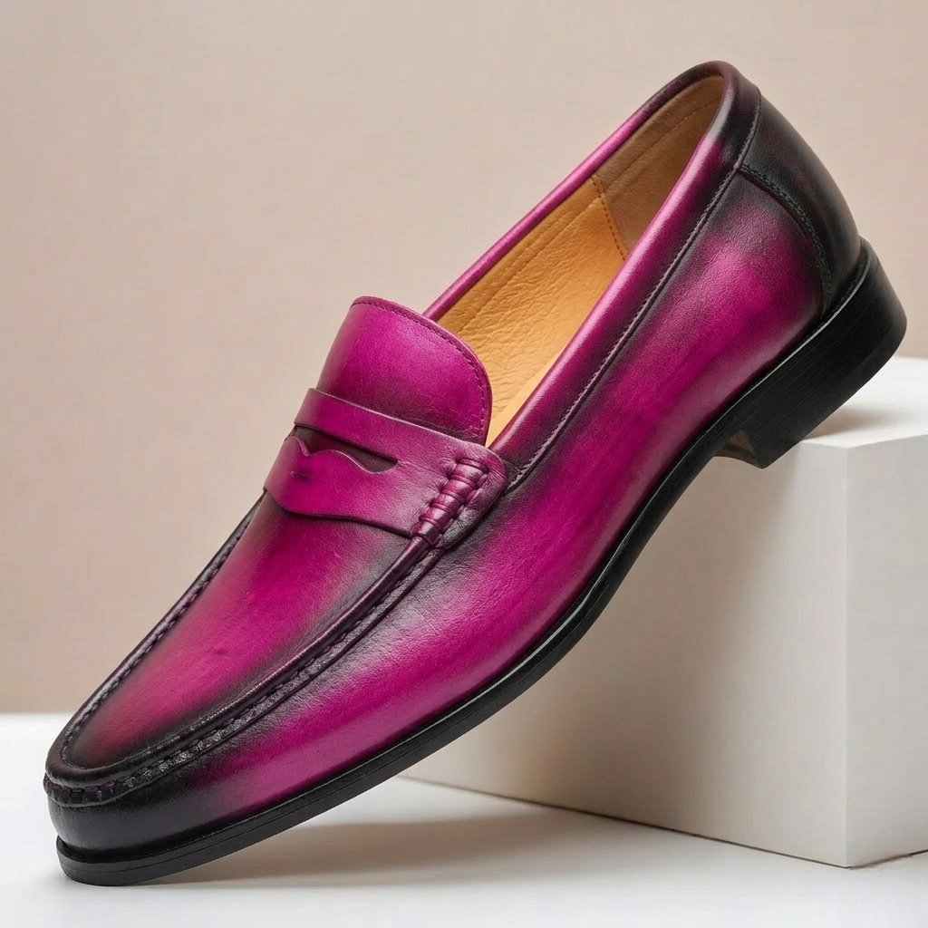 Men's Full Grain Leather Loafers