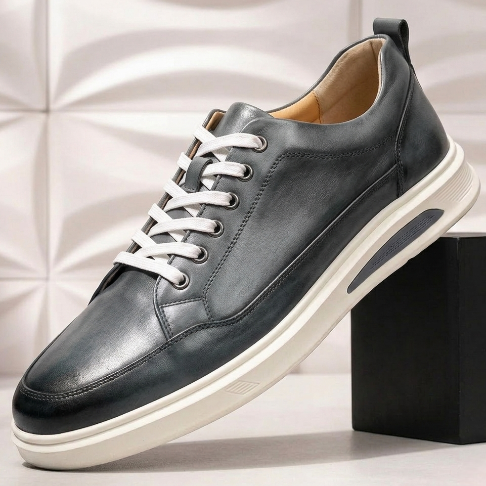 Bold Colour Handmade Leather Sneaker