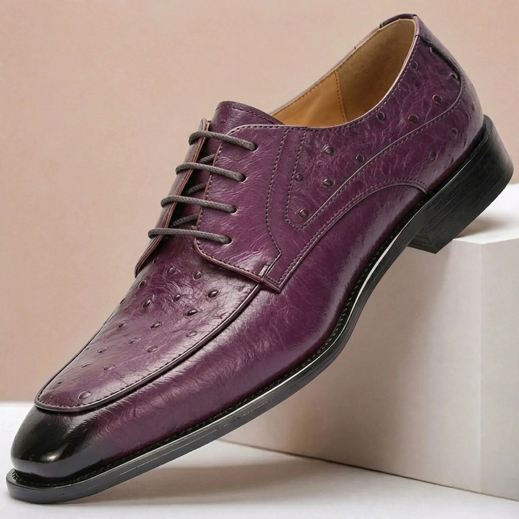 Full-Grain Leather Derby Shoes
