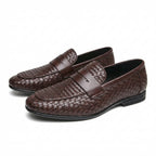 Hand-Woven Penny Loafers