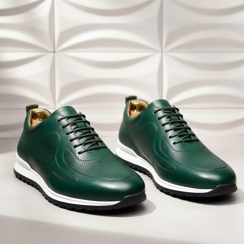 Full-Grain Leather Comfort Sneakers