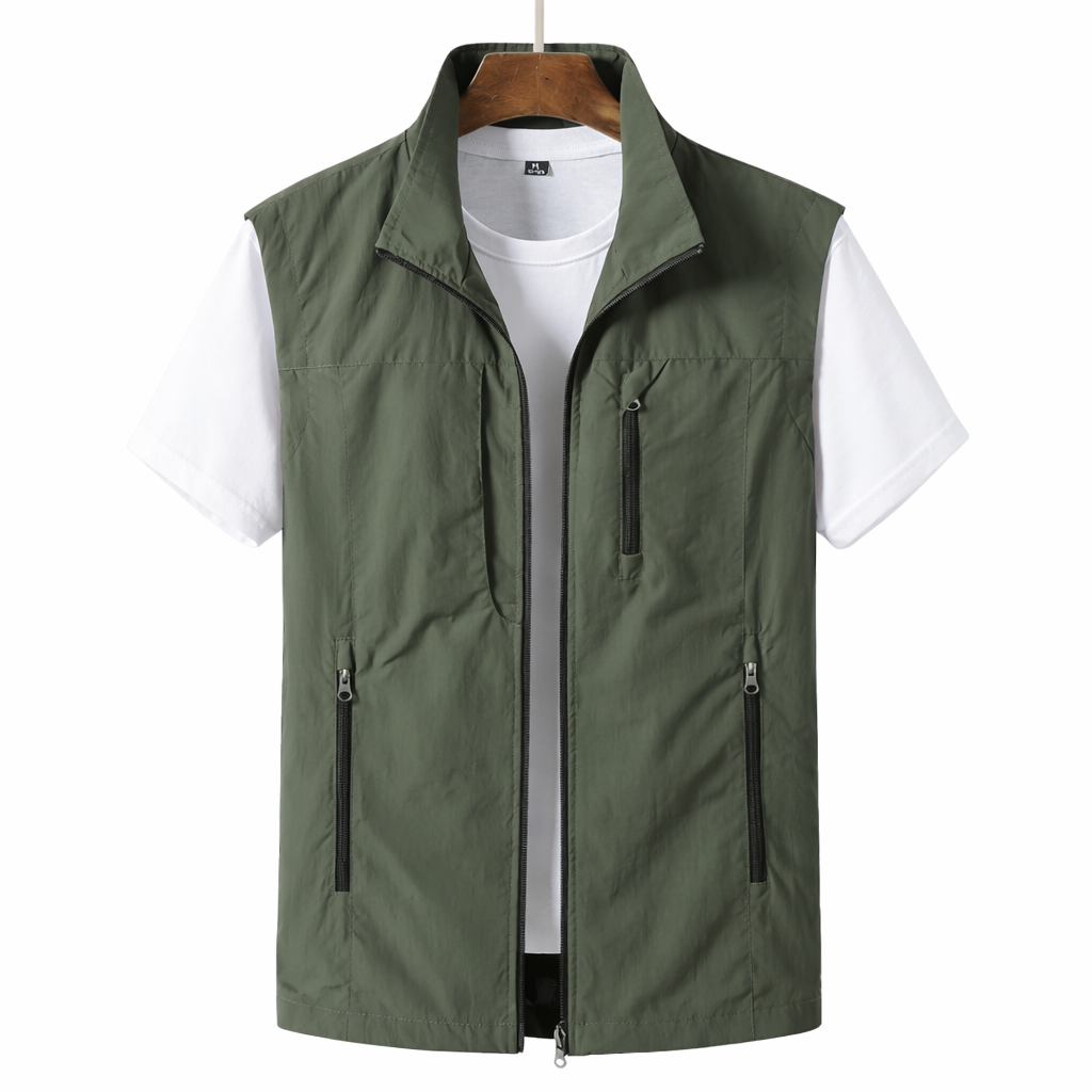 Lightweight Zip Utility Gilet Vest