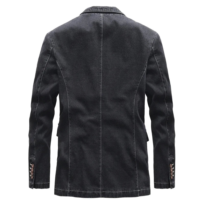 Tailored Denim Blazer