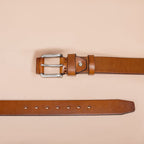 Full-Grain Leather Vintage Buckle Belt