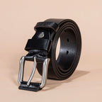 Full-Grain Leather Vintage Buckle Belt