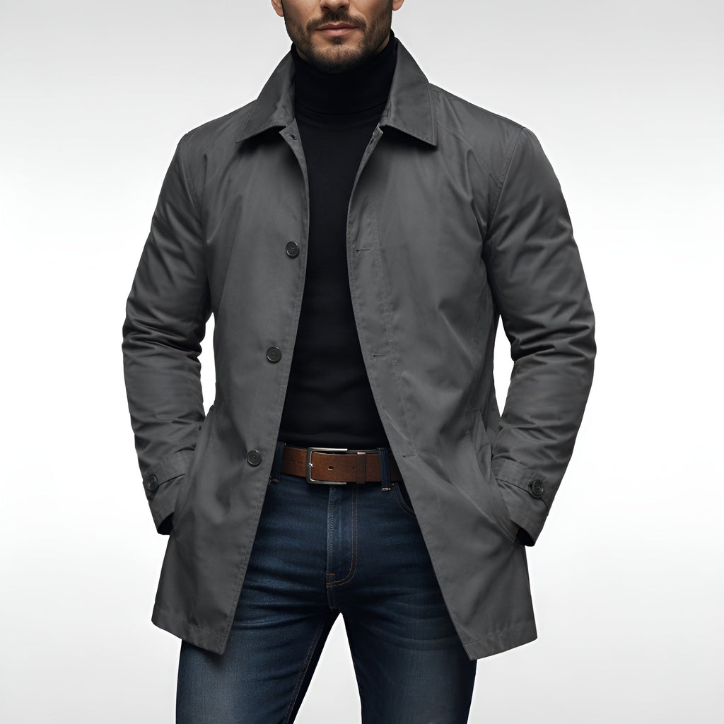 Clean-Cut Urban Winter Coat