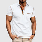Contrast Trim Short Sleeve Polo